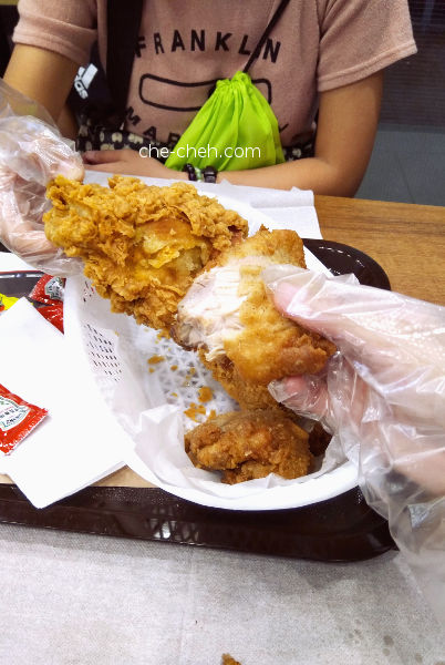 KFC Dinner @ Mong Kok, Hong Kong